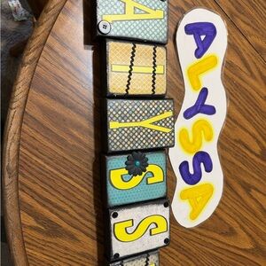 Custom Name Blocks Decor - Alyssa